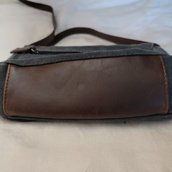 Relic Crossbody Purse handbag retro fabric pockets black hipster Y2K BOHO neutra - Picture 6 of 12